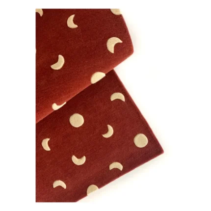Lunar Glow Rug - Moon Phase Design