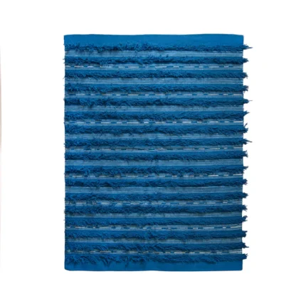 Athr Modern Striped Fringe Rug – Bold Elegance