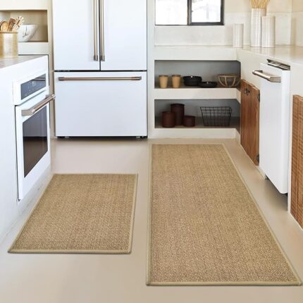 Athr Natural Jute Kitchen Rug Set – Durable & Stylish Comfort