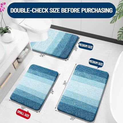 Athr Gradient Bath Rug Set – Soft & Stylish Comfort
