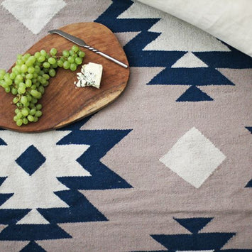 Athr Modern Tribal Geometric Rug – Bohemian Elegance