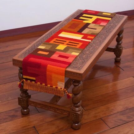 Athr Bohemian Geometric Table Runner – Bold Elegance