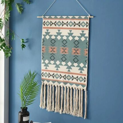 Athr Bohemian Geometric Wall Hanging – Vibrant Elegance