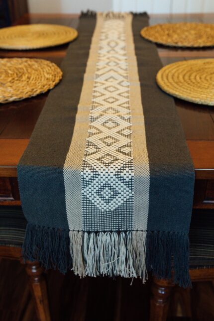 Athr Bohemian Geometric Table Runner – Bold Elegance