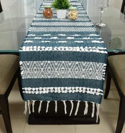 Athr Bohemian Striped Table Runner – Coastal Elegance