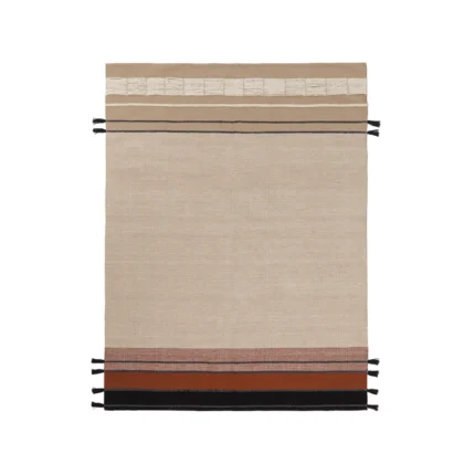 Athr Bohemian Striped Runner Rug – Earthy Elegance